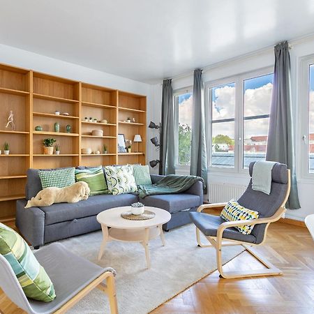 塞纳河畔皮埃尔菲特Parisian Penthouse With Large Terrasse公寓 外观 照片