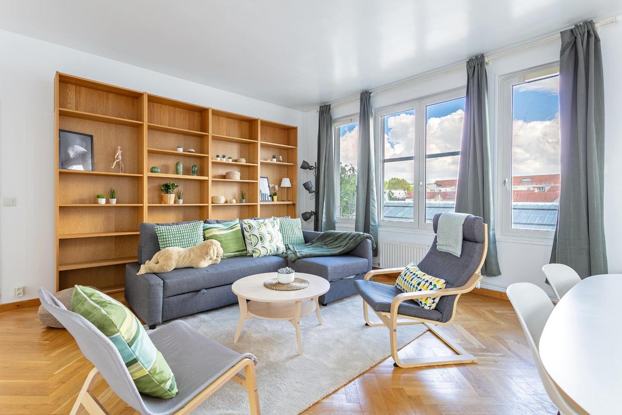 塞纳河畔皮埃尔菲特Parisian Penthouse With Large Terrasse公寓 外观 照片