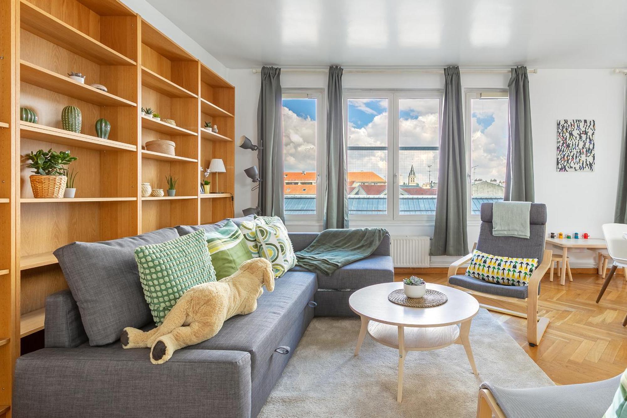 塞纳河畔皮埃尔菲特Parisian Penthouse With Large Terrasse公寓 外观 照片